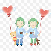 牵手的小孩-空若网 牵手的小孩-空若网