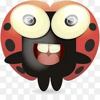 可爱卡通瓢虫-空若网 可爱卡通瓢虫-空若网