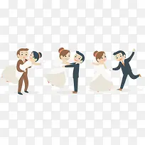 婚纱照爱情矢量图-空若网 婚纱照爱情矢量图-空若网