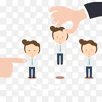 扁平化商务人士免抠素材-空若网 扁平化商务人士免抠素材-空若网