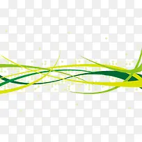 矢量绿色曲线和圆点-空若网 矢量绿色曲线和圆点-空若网