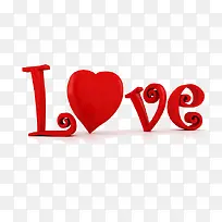 红色爱的字体-空若网 红色爱的字体-空若网