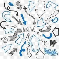 扁平化箭头矢量-空若网 扁平化箭头矢量-空若网