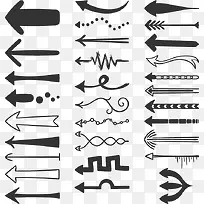 扁平化箭头矢量-空若网 扁平化箭头矢量-空若网