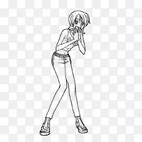 卡通手绘线稿-空若网 卡通手绘线稿-空若网
