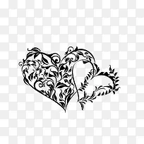 花纹爱心-空若网 花纹爱心-空若网