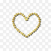 金色欧式爱心花纹-空若网 金色欧式爱心花纹-空若网