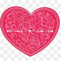 矢量欧式爱心-空若网 矢量欧式爱心-空若网