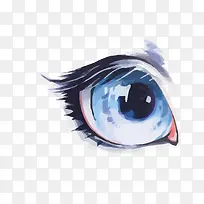 矢量蓝色眼睛-空若网 矢量蓝色眼睛-空若网