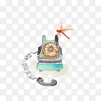 手绘电话-空若网 手绘电话-空若网