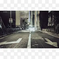 黑白色宁静的马路-空若网 黑白色宁静的马路-空若网