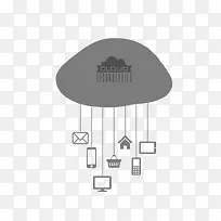 扁平化云系统矢量图-空若网 扁平化云系统矢量图-空若网
