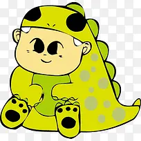 卡通儿童怪兽插画-空若网 卡通儿童怪兽插画-空若网