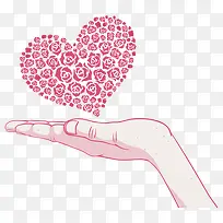 手掌上的爱心-空若网 手掌上的爱心-空若网