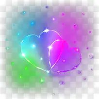 霓虹爱心-空若网 霓虹爱心-空若网