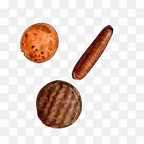 烘焙食物手绘画素材图片-空若网 烘焙食物手绘画素材图片-空若网