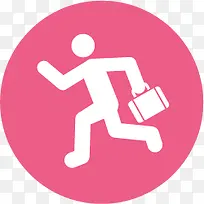扁平化图标奔跑的人符号-空若网 扁平化图标奔跑的人符号-空若网