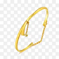 周生生黄金手镯足金三角柱吊金珠-空若网 周生生黄金手镯足金三角柱吊金珠-空若网