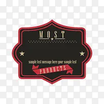 复古瓶贴标签矢量图-空若网 复古瓶贴标签矢量图-空若网