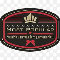 复古瓶贴标签矢量图-空若网 复古瓶贴标签矢量图-空若网