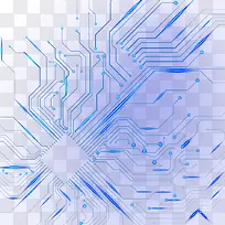 蓝色科技光效电子元件电路-空若网 蓝色科技光效电子元件电路-空若网