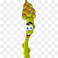 卡通矢量可爱蔬菜竹笋-空若网 卡通矢量可爱蔬菜竹笋-空若网