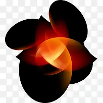 橙色闪耀光芒-空若网 橙色闪耀光芒-空若网