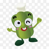 卡通蔬菜 甜椒-空若网 卡通蔬菜 甜椒-空若网