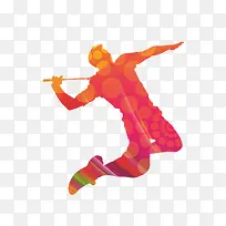 羽毛球比赛插画-空若网 羽毛球比赛插画-空若网