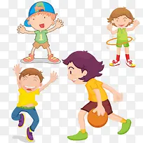 运动的小孩-空若网 运动的小孩-空若网