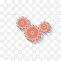 矢量卡通扁平化齿轮素材-空若网 矢量卡通扁平化齿轮素材-空若网