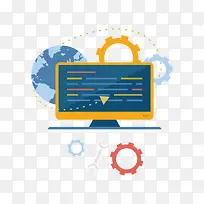 矢量扁平化办公素材-空若网 矢量扁平化办公素材-空若网