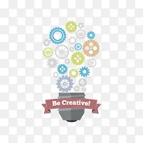 创意齿轮灯泡-空若网 创意齿轮灯泡-空若网