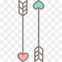 情人节爱情爱心羽箭-空若网 情人节爱情爱心羽箭-空若网