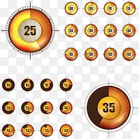 倒计时数字图标-空若网 倒计时数字图标-空若网