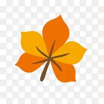 叶子秋天卡通矢量素材-空若网 叶子秋天卡通矢量素材-空若网