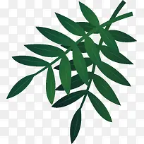 矢量手绘树枝树叶素材-空若网 矢量手绘树枝树叶素材-空若网