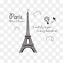 埃菲尔铁塔装饰图案-空若网 埃菲尔铁塔装饰图案-空若网