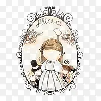 画框里的女孩-空若网 画框里的女孩-空若网