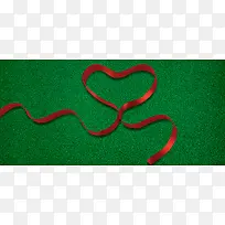 草地红丝带背景-空若网 草地红丝带背景-空若网