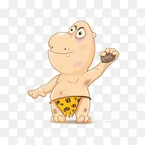 卡通设计原始人光头-空若网 卡通设计原始人光头-空若网