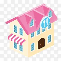 卡通粉色餐厅-空若网 卡通粉色餐厅-空若网