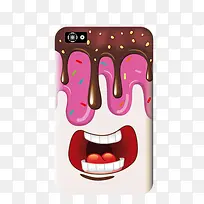 可爱卡通 手绘 手机壳 表情-空若网 可爱卡通 手绘 手机壳 表情-空若网