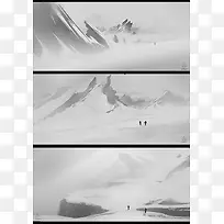 手绘雪景小说插画-空若网 手绘雪景小说插画-空若网