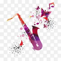 水彩萨克斯-空若网 水彩萨克斯-空若网