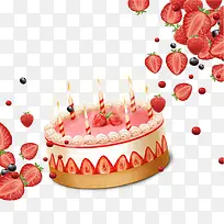 节日水果蛋糕设计-空若网 节日水果蛋糕设计-空若网