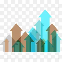 手绘多彩箭头-空若网 手绘多彩箭头-空若网