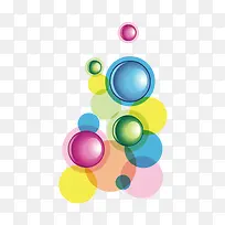 彩色科技立体圆形图案-空若网 彩色科技立体圆形图案-空若网