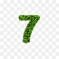 树叶数字7-空若网 树叶数字7-空若网