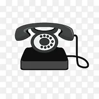 ��ɫ����ʽ�绰png�ز�-������